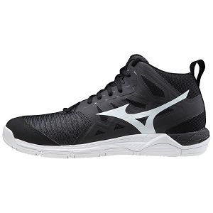 Tenis Mizuno Hombre Online - Mizuno Wave Lightning Neo Mexico - Tenis Para  Voleibol Negros/Blancos